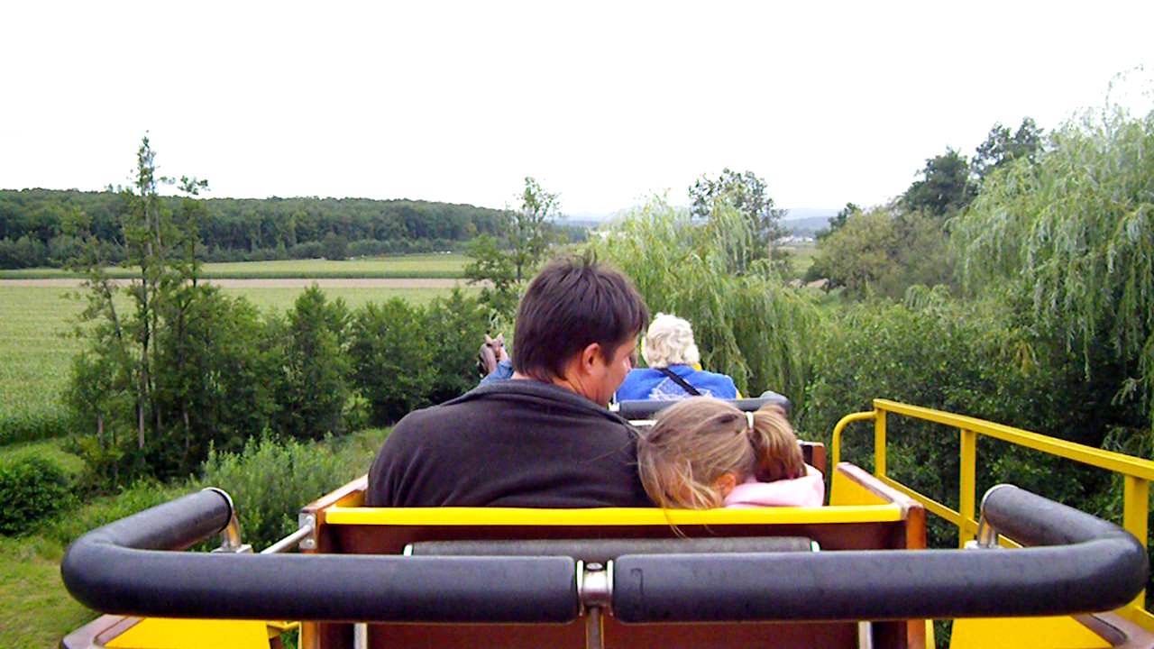 Drakkar at Didi'Land in Alsace, France - On Ride POV
