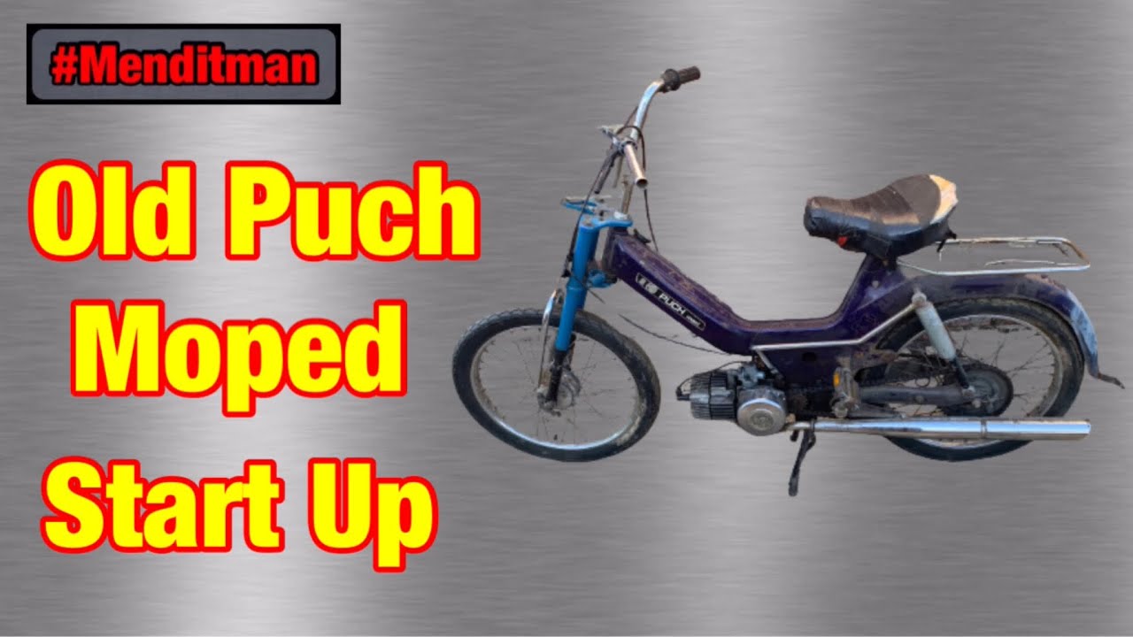 Puch Maxi S Moped 1977 ( Engine Checks then I go for Start Up )