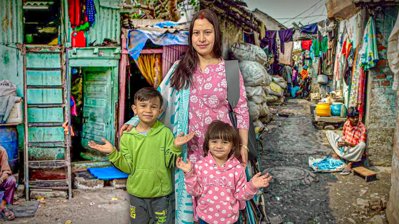 Slum Area Tour With Family 😍 Meri Yaadein 🥹 | Negi & Family