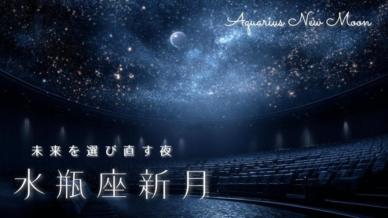 【水瓶座新月｜Aquarius New Moon】新しい自分の起動｜20分｜金環日食｜Crystal Singing Bowl