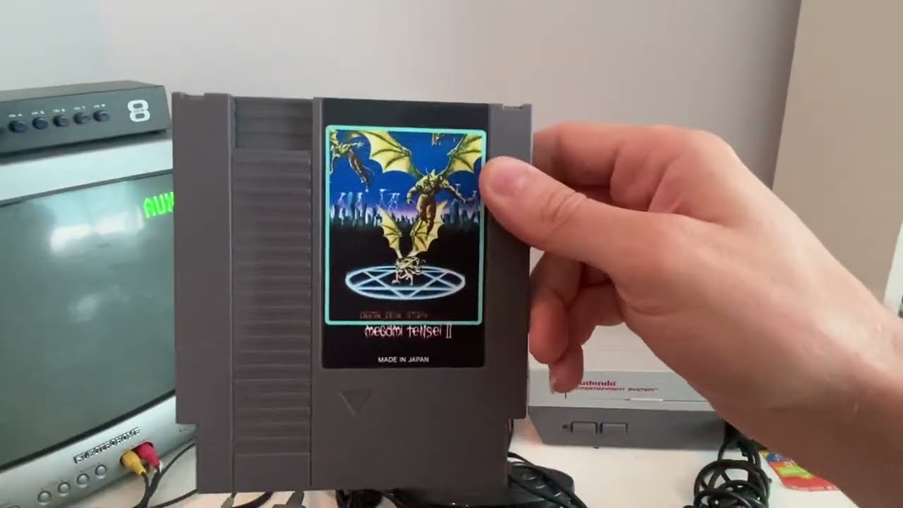 Digital Devil Story Megami Tensei II - English Translation - with sound - real hardware footage