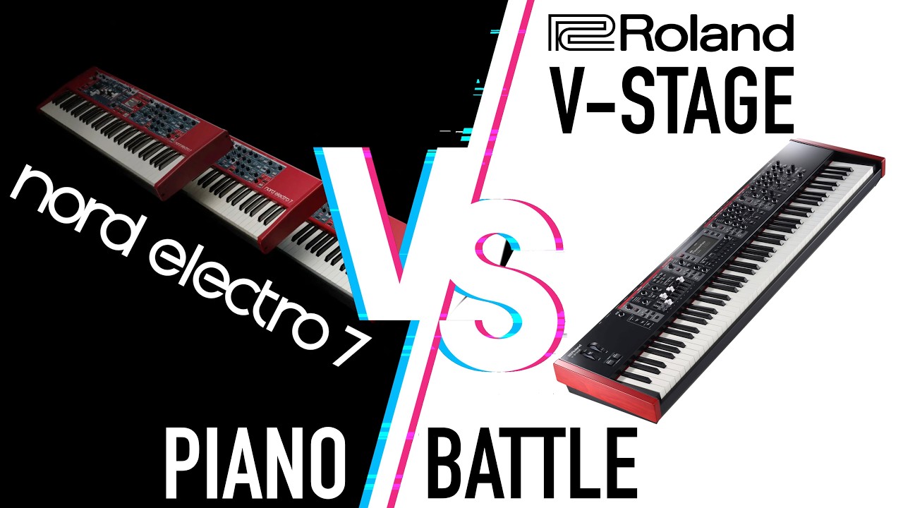Nord Electro 7 VS Roland V-Stage | PIANO BATTLE (No Talking)