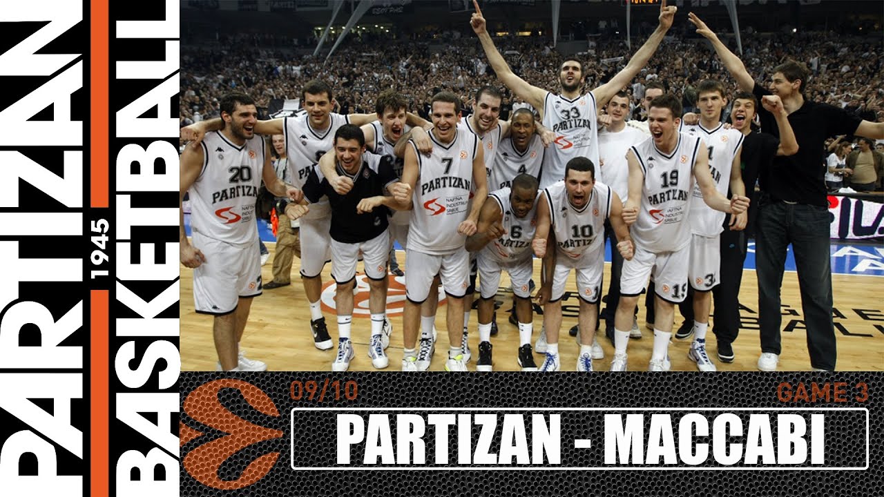 PARTIZAN - MACCABI  81-73 | TOP8 GAME3 EUROLEAGUE 09/10 |