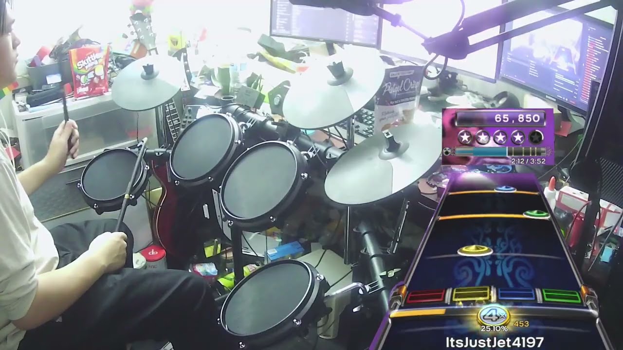 Car Underwater - Armor For Sleep || Rock Band 3 Deluxe Expert Drums 100% FC 5GS Playthrough