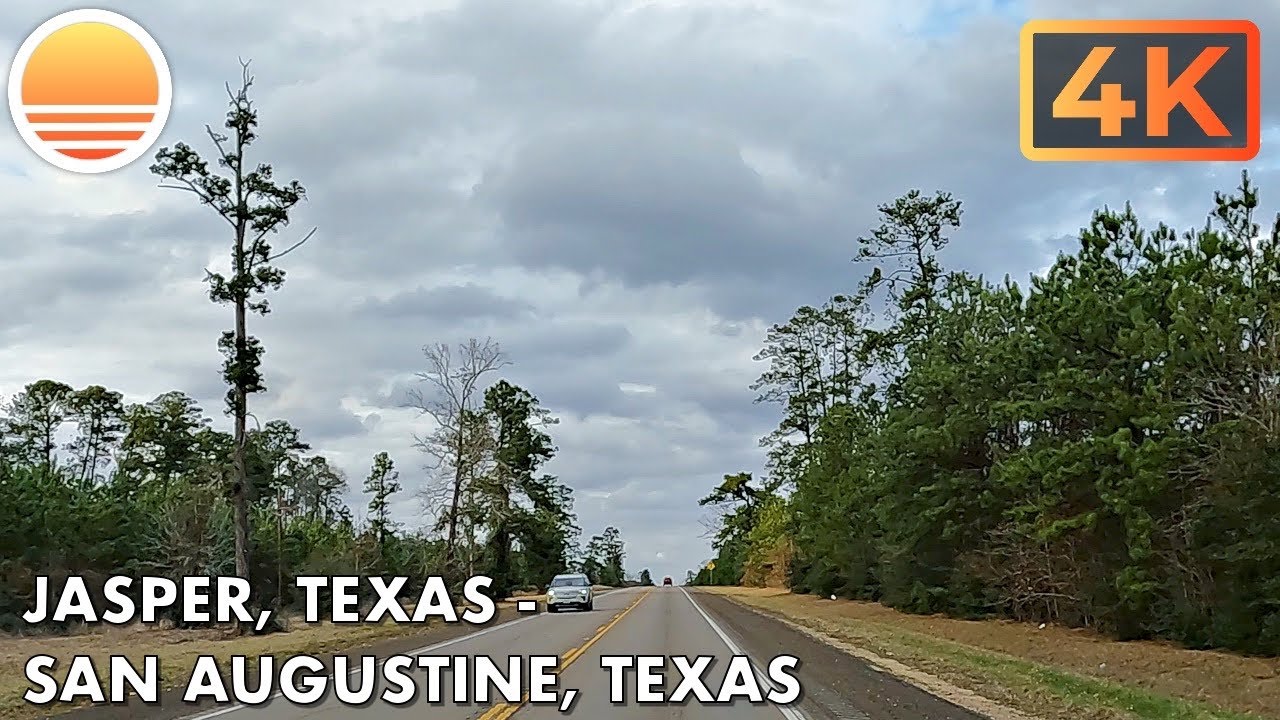 Jasper, Texas to San Augustine, Texas!  Drive with me!