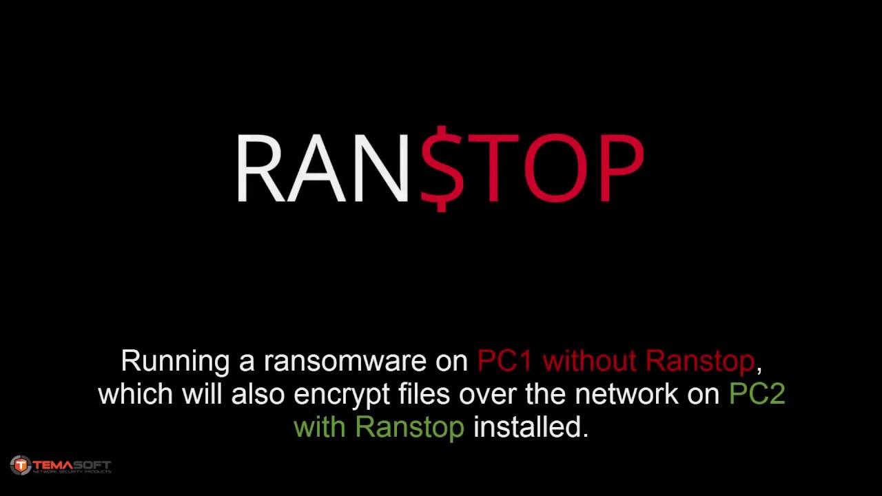 TEMASOFT Ranstop anti ransomware network attack by Satana
