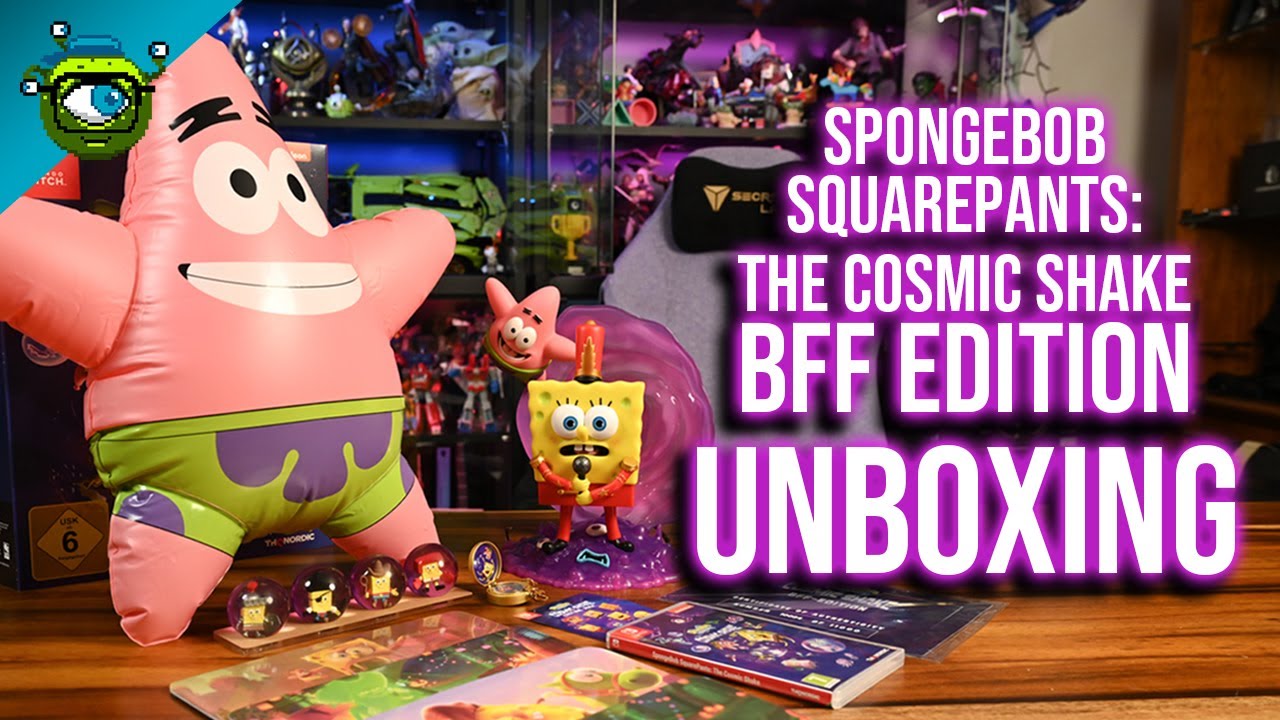Распаковка SpongeBob SquarePants: The Cosmic Shake BFF Edition | Nintendo Switch