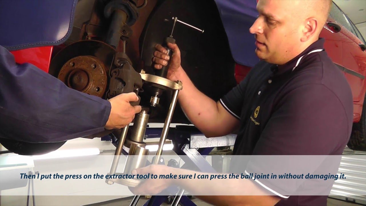 Replacement of the MEYLE-HD ball joint on BMW models