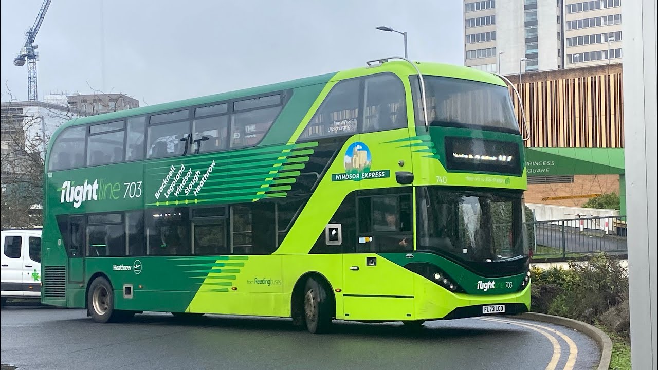 740 FL73 LGO Thames Valley Buses ADL Enviro400City on 172 to Fencote 
