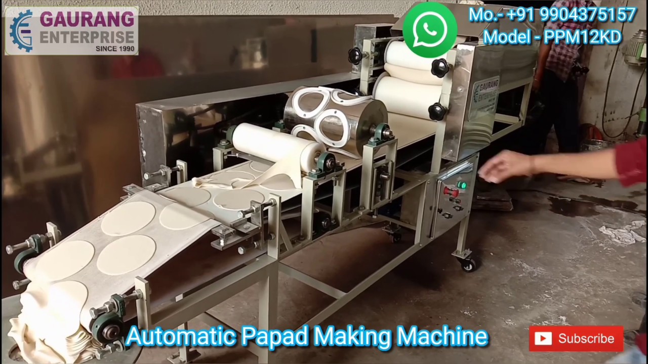 PMM800D | Papad Making Machine | Papad Maker | business idea 2020
