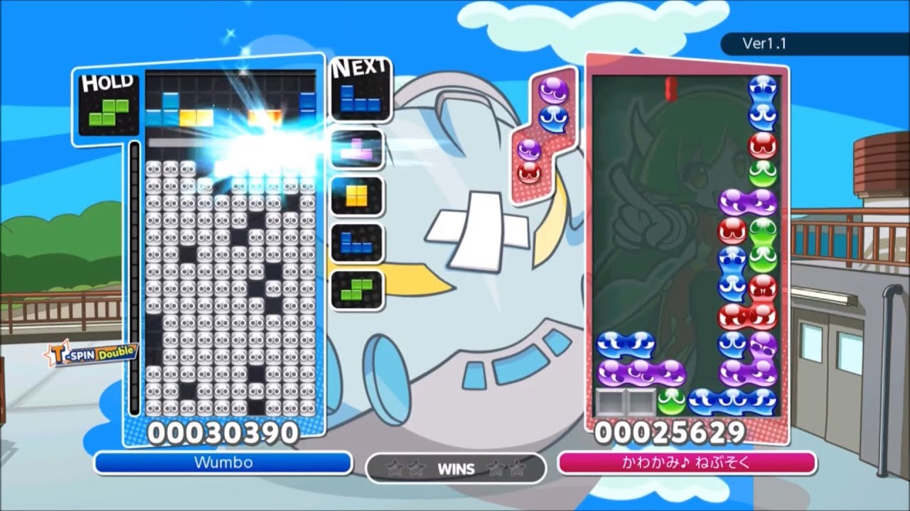Expert Survival at Top vs Grand Master Puyo