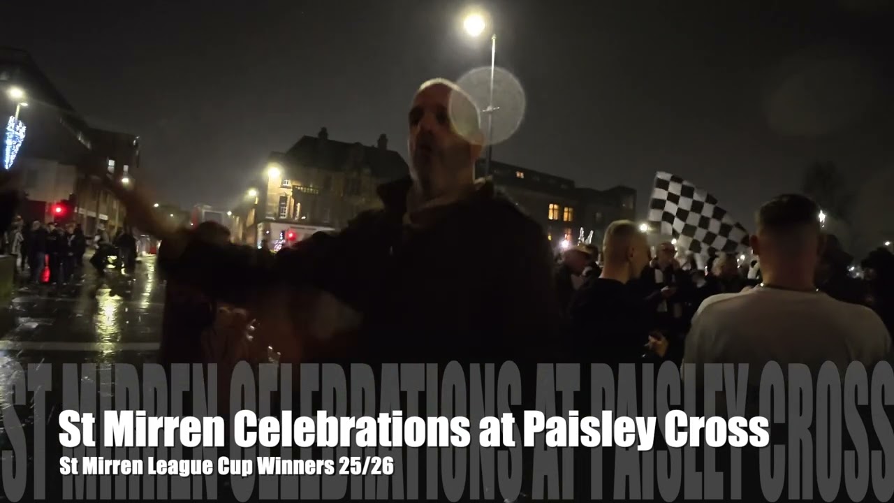 St Mirren Scottish League Cup Winners 25 / 26 celebrations at Paisley Town Hall