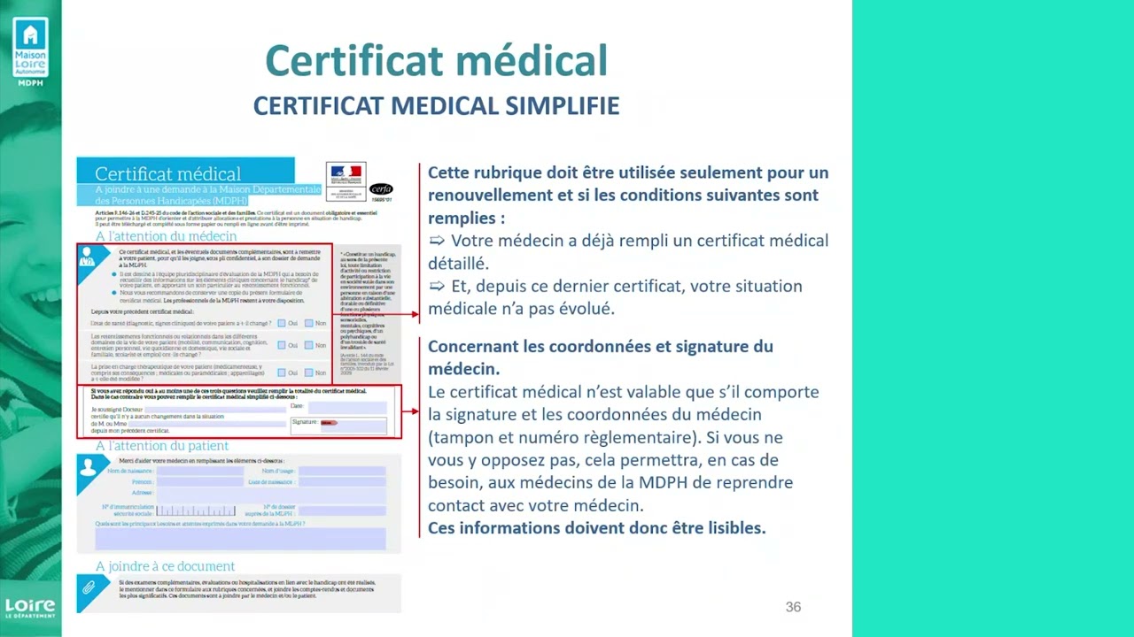 Élément indispensable de votre dossier MDPH : le certificat médical