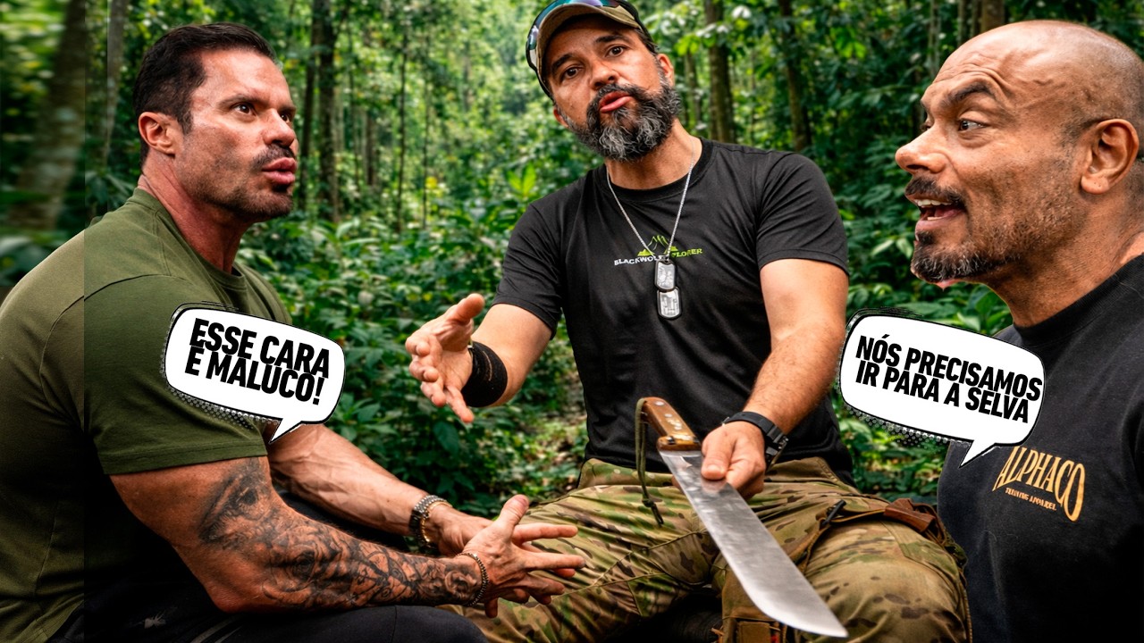RENATO CARIANI E JULIO BALESTRIN VÃO PARA UMA EXPEDIÇÃO NA SELVA AMAZONICA 😱!!!