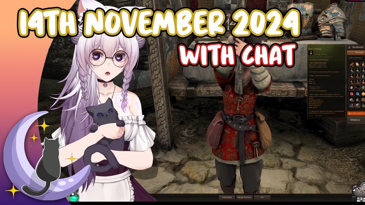 Hexella VOD with Chat | Black Desert | 14th November 2024