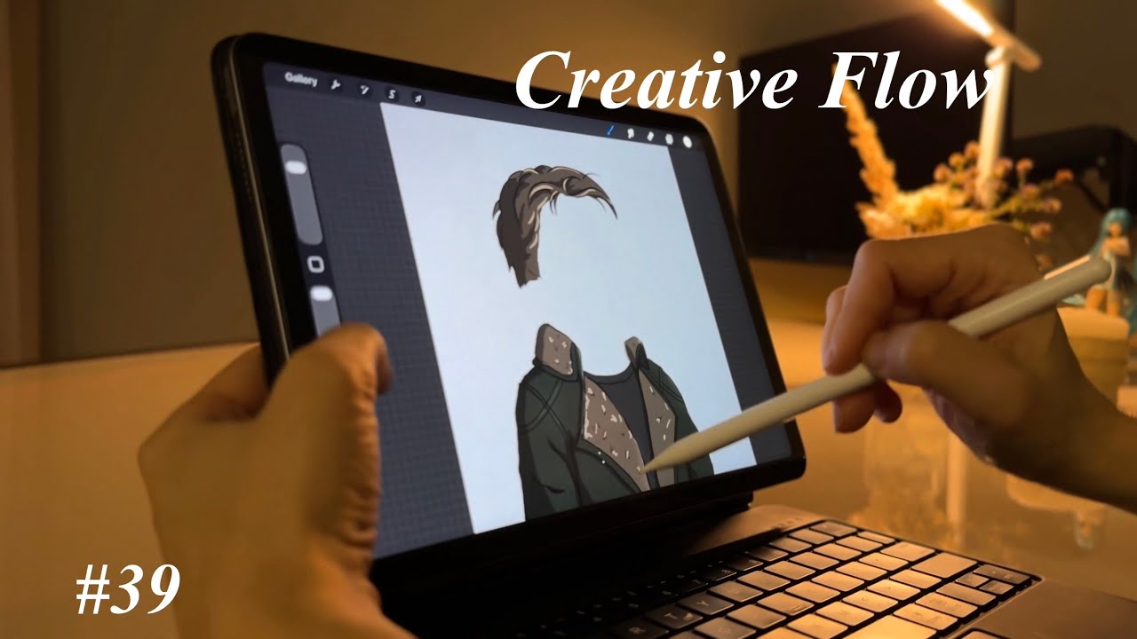 Close-Up Relaxing Digital Art : Key | No Talking Art #39