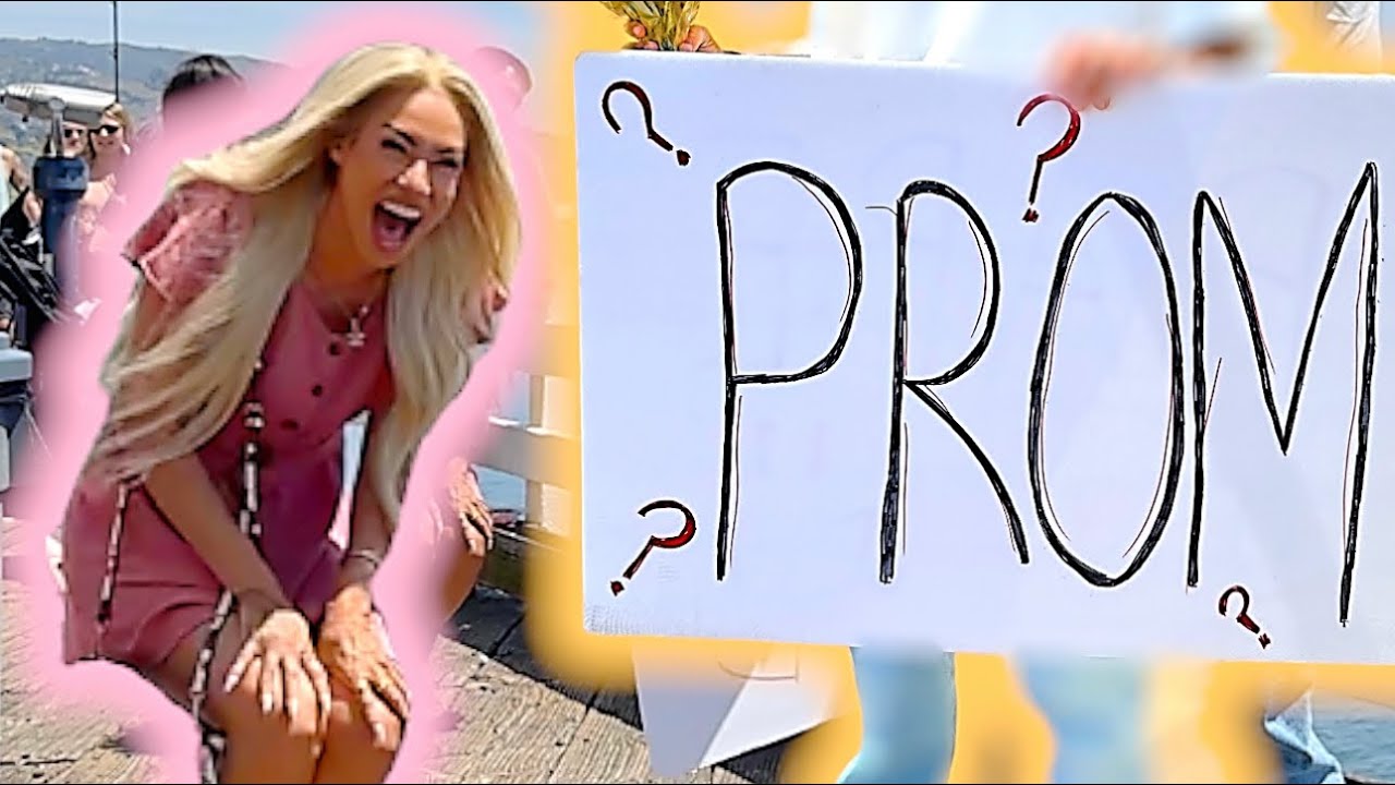 SHE ASKED ME TO PROM ** The best surprise **