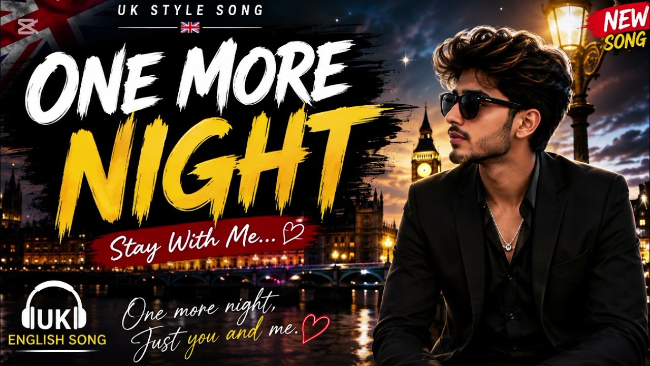 One More Night 🌙 | UK Style English Song | Stay With Me ❤️ #foryou 