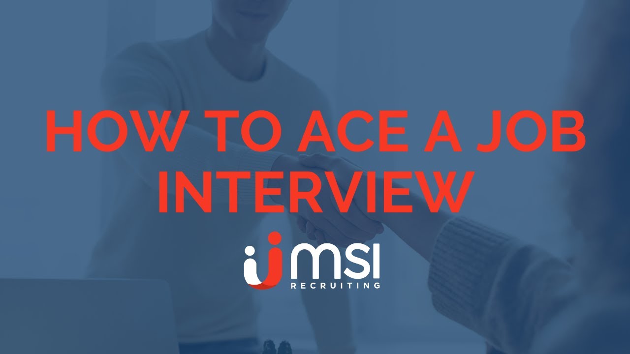 How to Ace a Job Interview  | Episode 1 Part 1