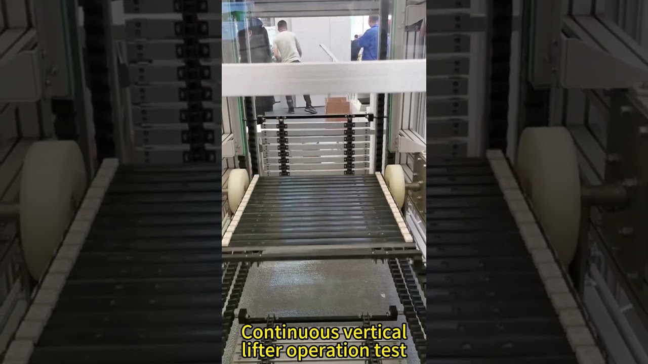 Continuous vertical lifter operation test