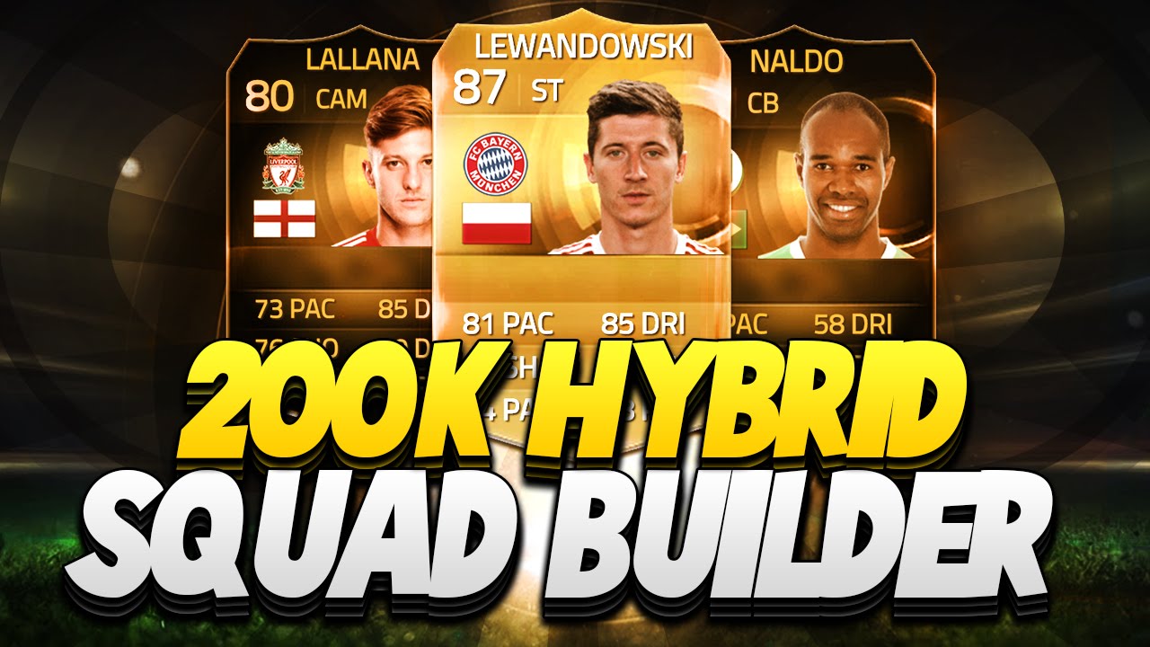 FIFA 15 Ultimate Team 200K BPL & Bundesliga Squad Builder ft IF Lallana Lewandowski SIF Naldo FUT 15
