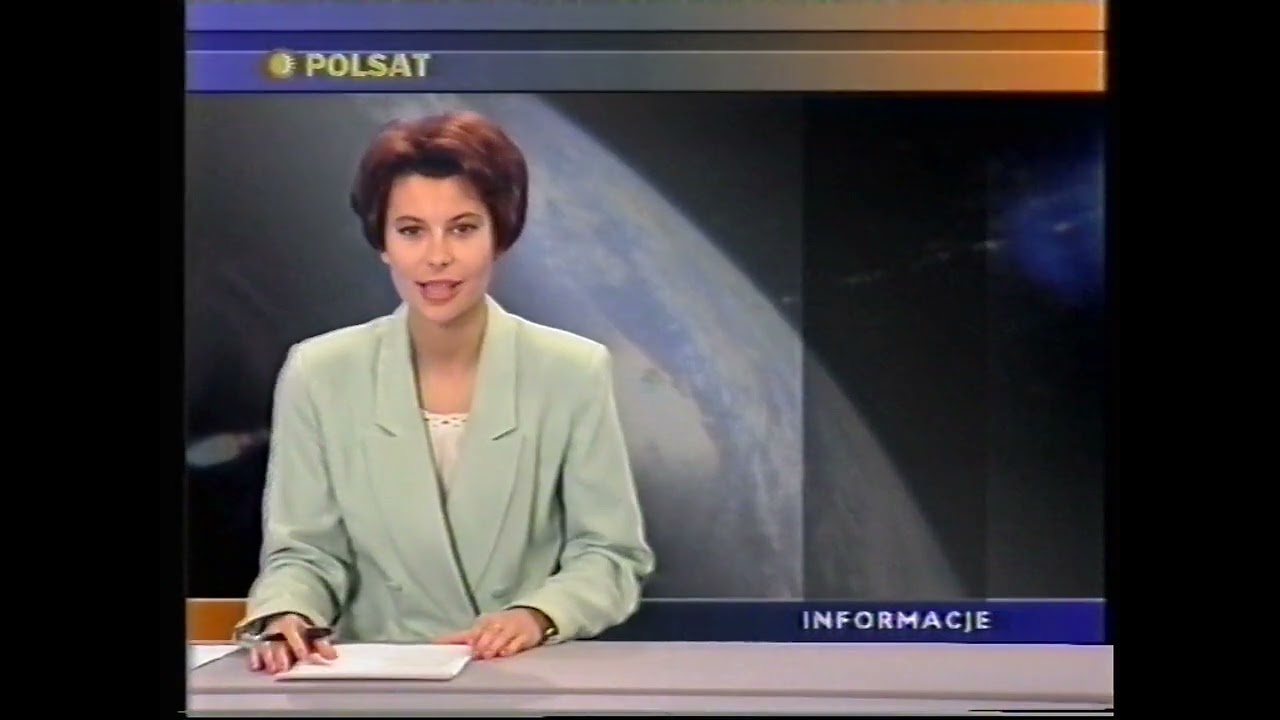 Polsat - Informacje (18:45) (fragment) - 20.10.1996