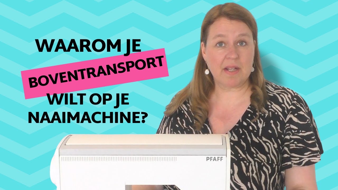 Waarom je boventransport op je naaimachine wilt hebben