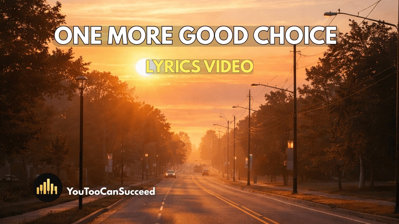 One more Good Choice 💛(Lyrics Video) | YouTooCanSucceed