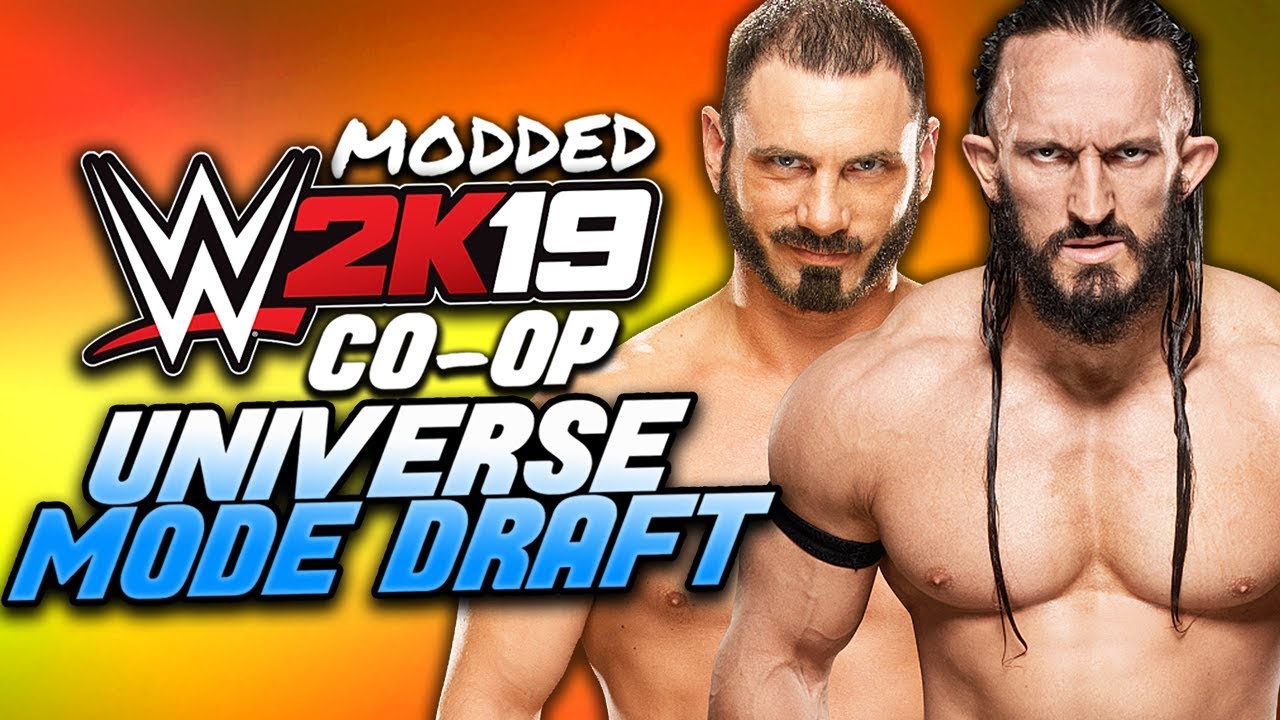 WWE 2K19 Co-Op Universe Mode | THE MODDED DRAFT CONTINUES!! | Part 2