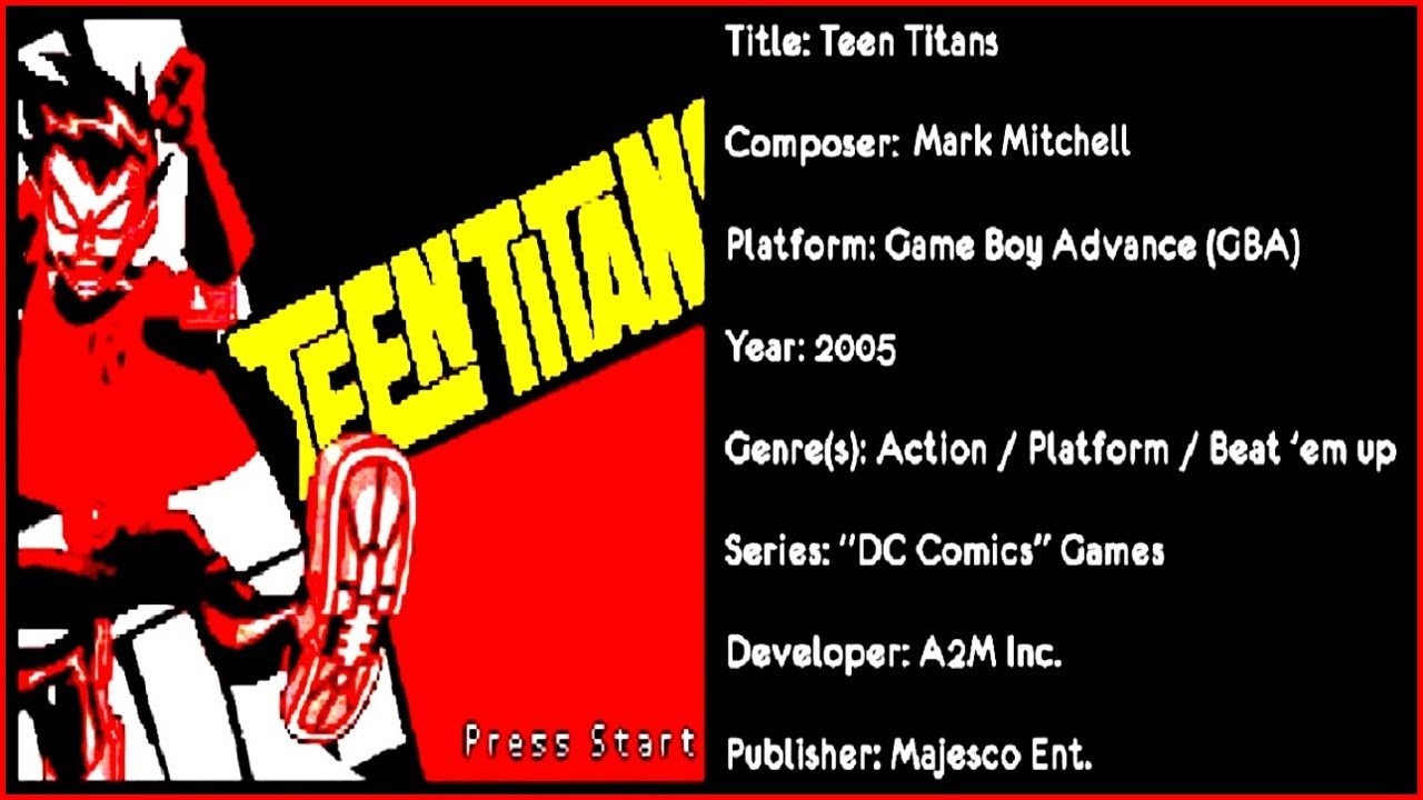 Teen Titans (GBA) [Soundtrack in QUAD HD & 320 KBPS]