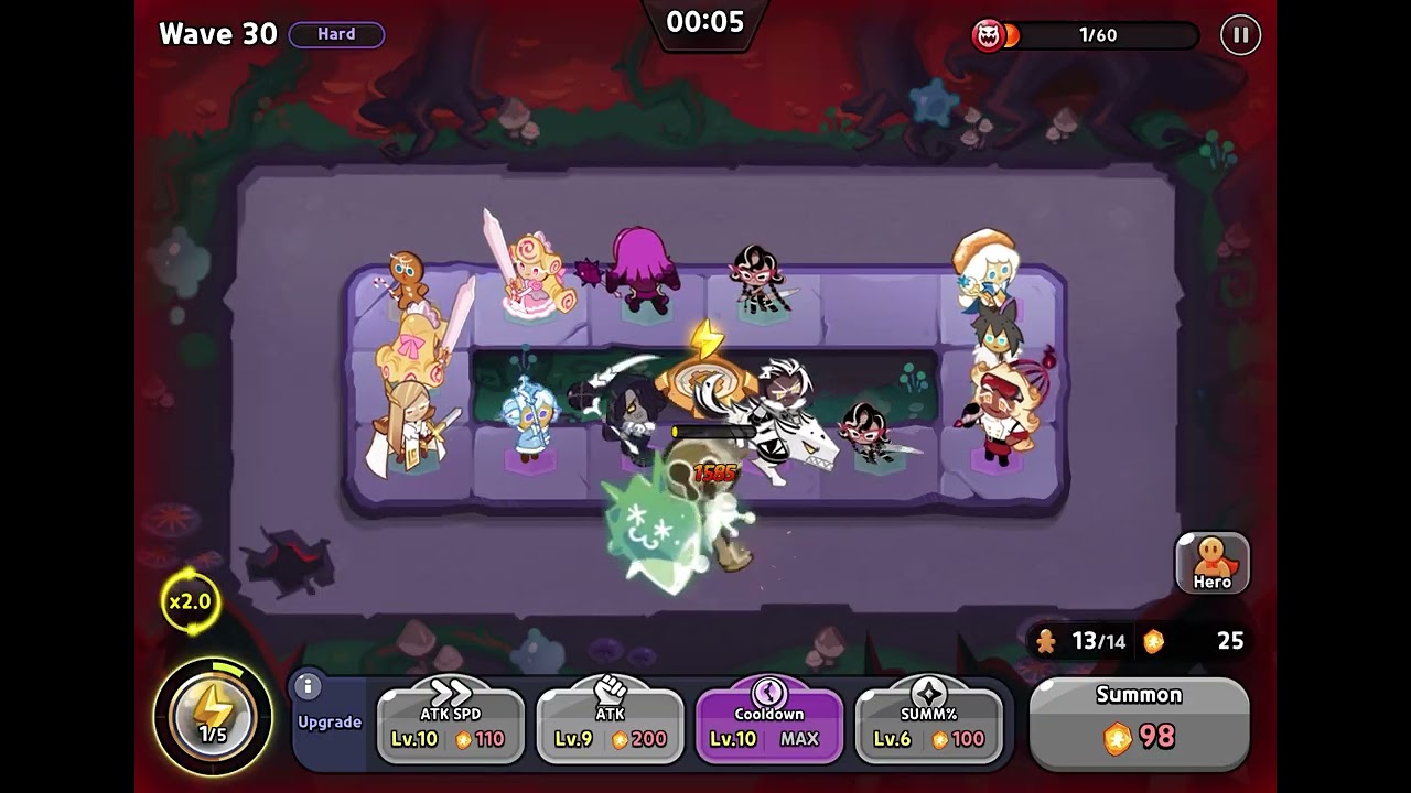 Playing Guardian of the Rift in CookieRun: Kingdom.