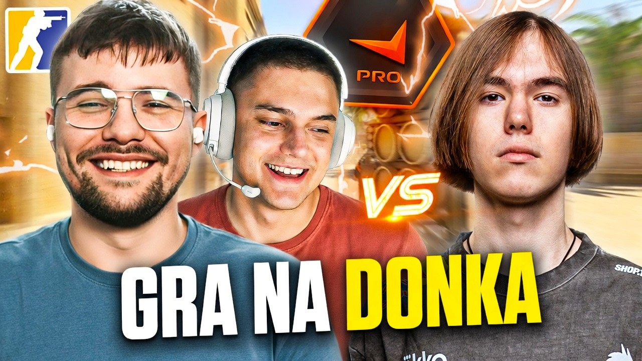 TOM & GWIZDAK VS DONK NA FACEIT W CS2! 😱