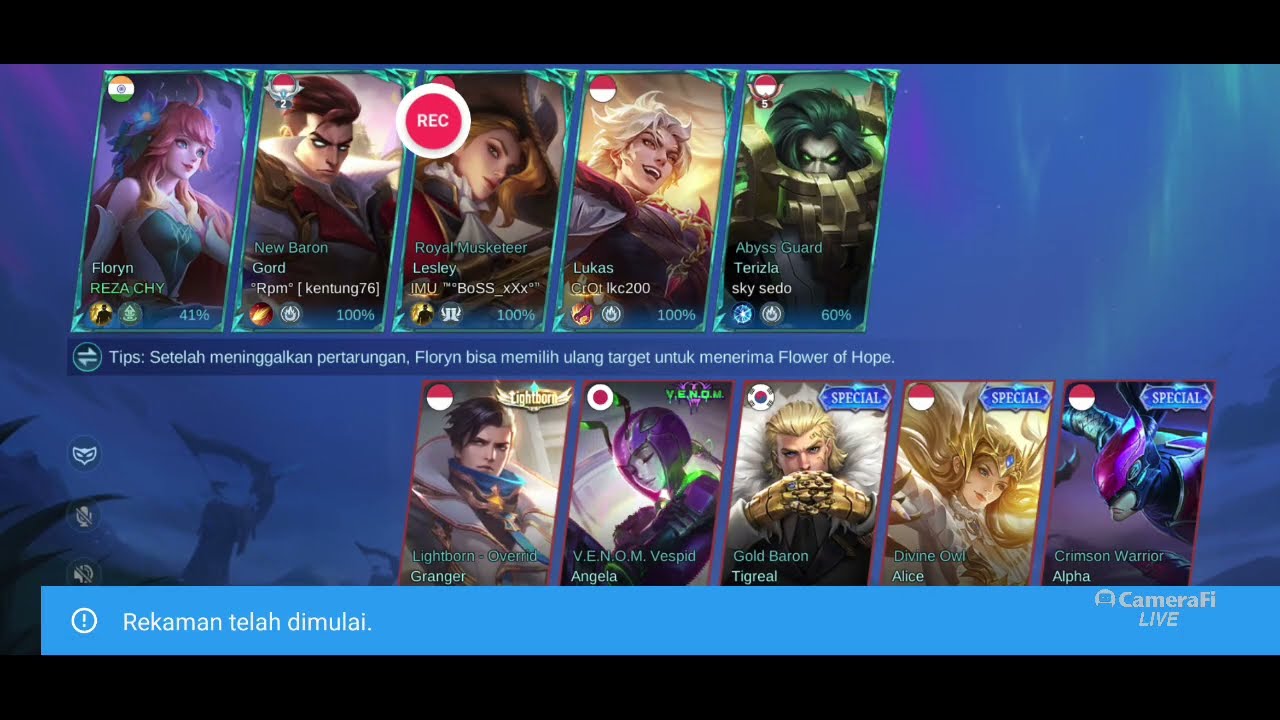 FLORYN SOLO RANK EPIC MOBILE LEGENDS
