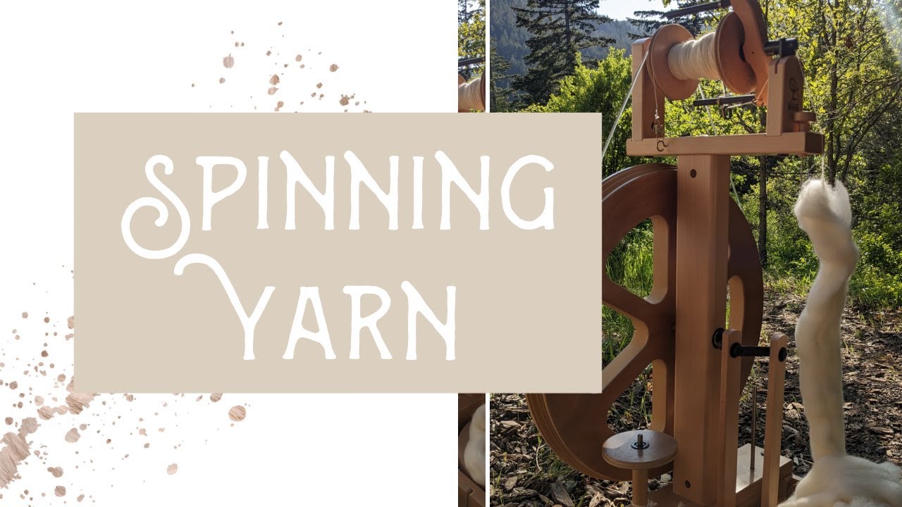 Spinning Wool Fiber Into Yarn Vlog {Pt. 1 Making a Skein of Yarn}