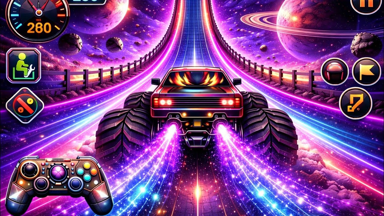 Monster Truck Ramp Mayhem Simulator 🚛🔥 Massive Jump Action | Android