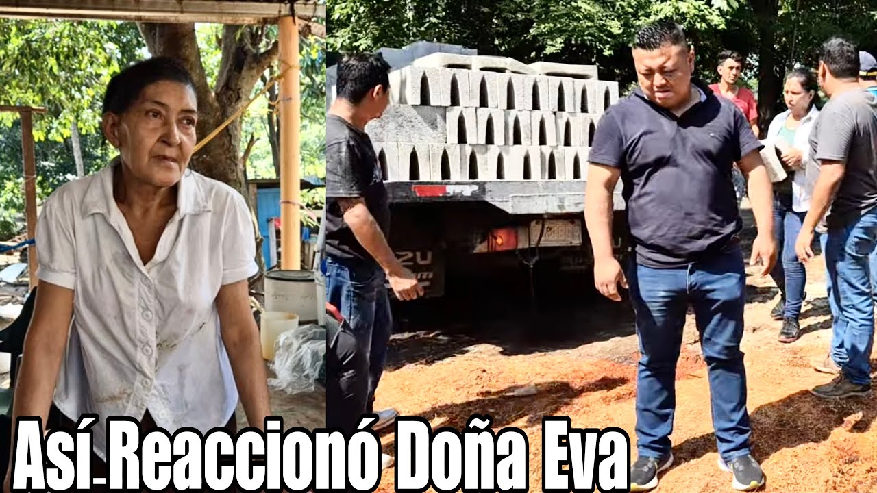Miren Como Reaccionó Doña Eva Suegros De Romario Cuando La Sorprendió Con Material Para su Casita