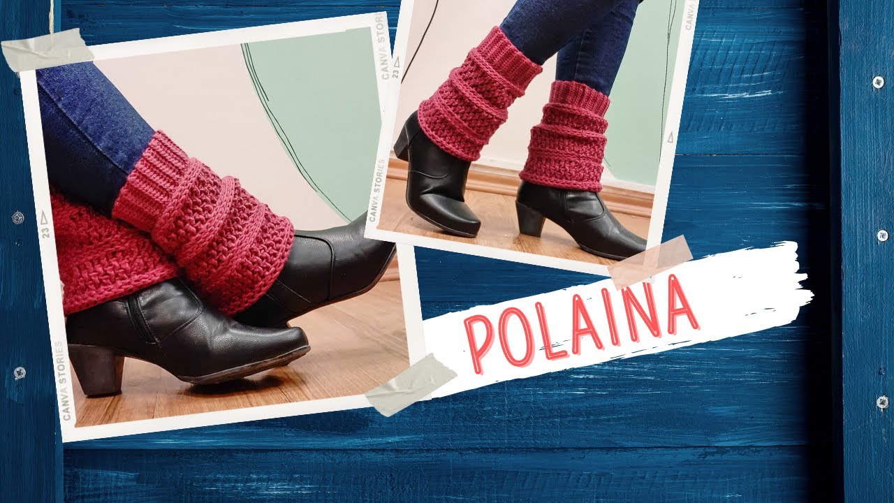 Polaina Fácil e Rápida em Crochê - Fio Cosmos