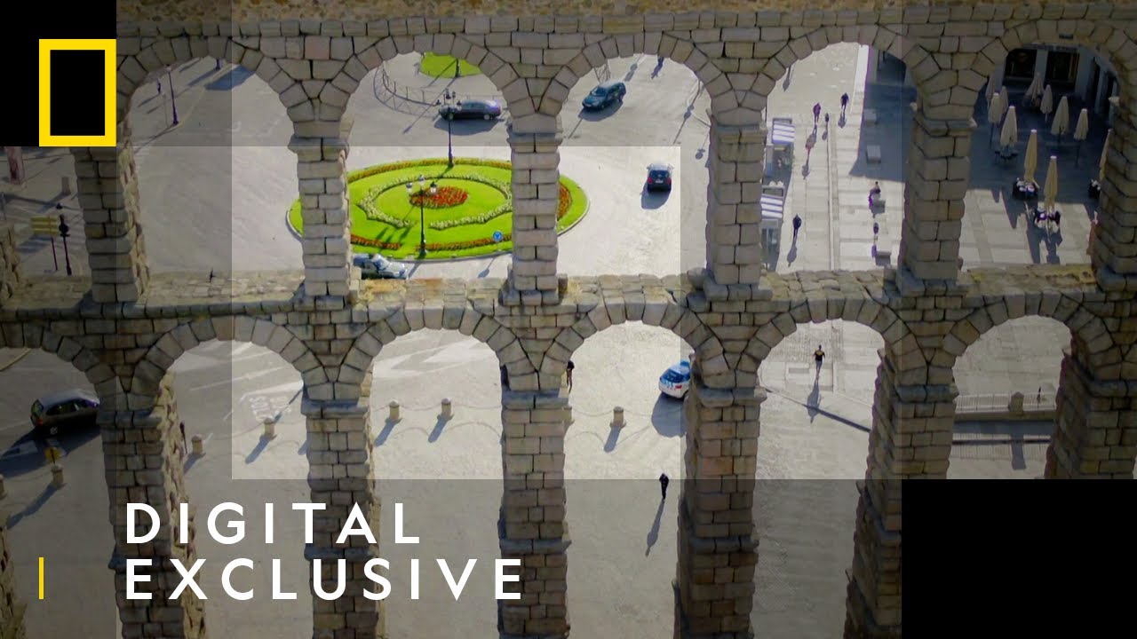 2000 Year Old Aqueduct in Spain  | Europe From Above  | National Geographic UK