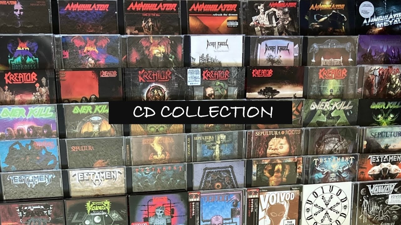 CD Collection-Annihilator, Dark Angel, Death Angel, Kreator, Overkill, Sepultura, Testament, Voivod