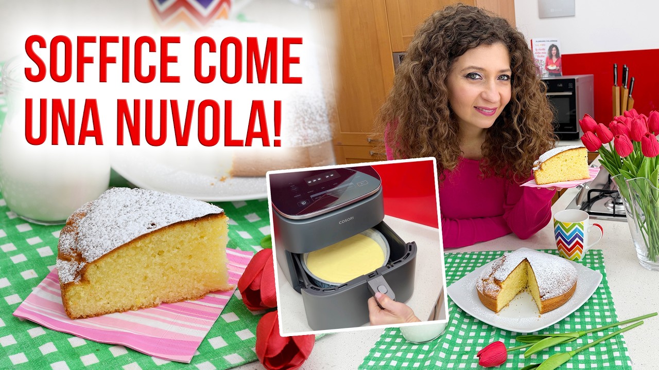 TORTA DA COLAZIONE IN FRIGGITRICE AD ARIA COSORI TURBO BLAZE: Alta, Soffice e Cotta alla perfezione!