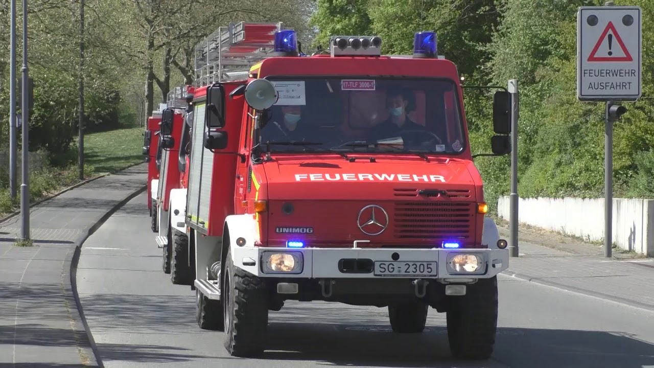 Feuerwehrbereitschaft 5 Feuerwehren aus Wuppertal,Remscheid,Solingen (Waldbrandmodul)