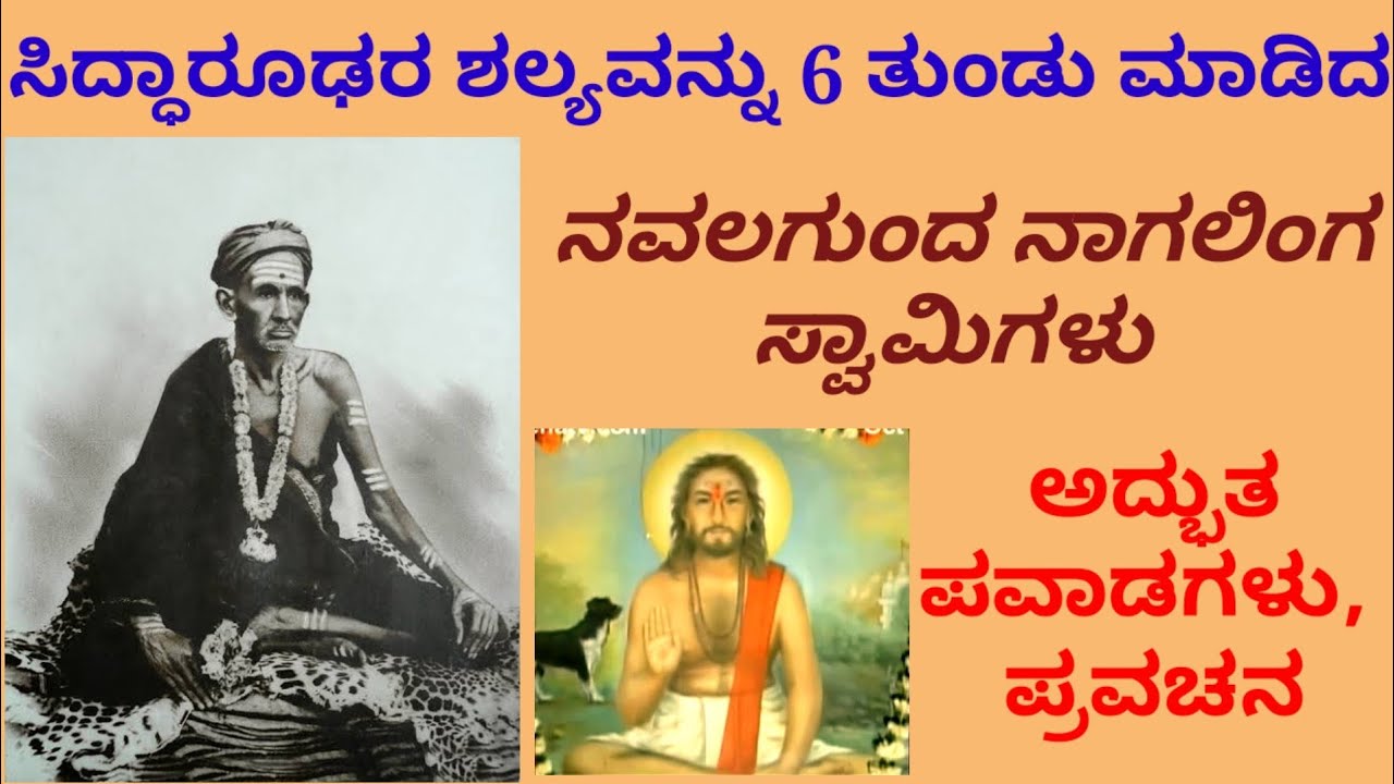 #Siddaroodha #Nagalinga/ನಾಗಲಿಂಗ ಸ್ವಾಮಿ ಪವಾಡ/ siddaroodharu Mattu Garag Madivajajjara jote/Pravachana