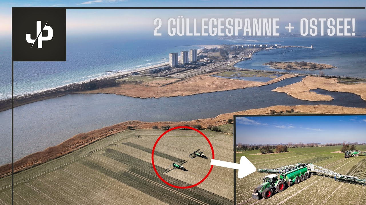 XXL Gülleausbringung 2022! 2x Fendt 900 und Ostsee! || JP Agrar