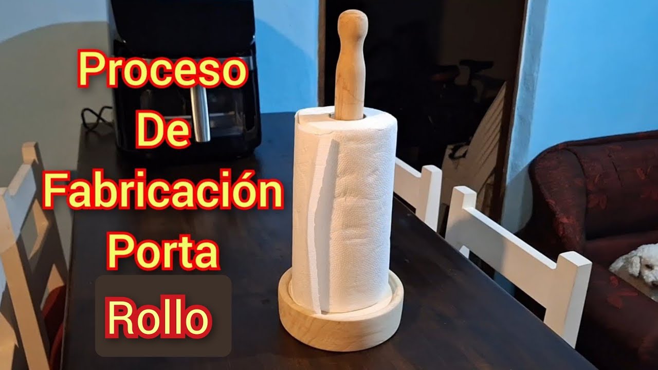 Como hacer porta servilletas Rollo torno en madera