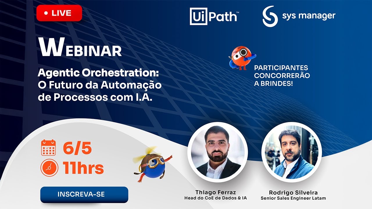 [LIVE] Agentic Orchestration: O futuro da automa&ccedil;&atilde;o de processos com IA 🤖