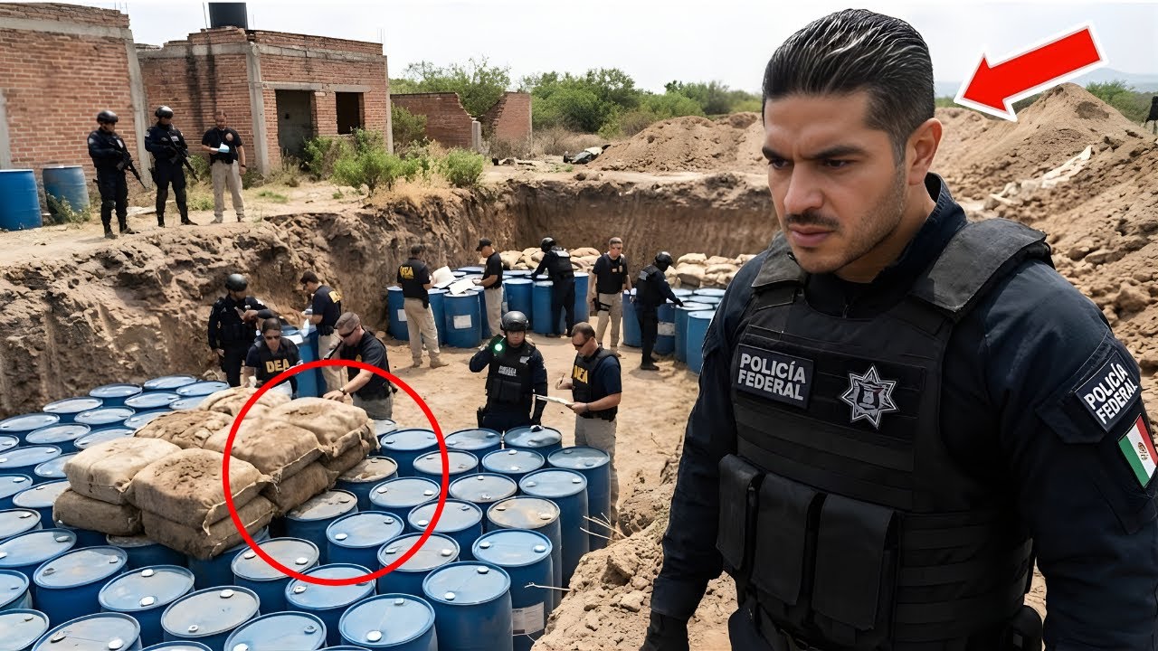 ¡Tembló el narco! Harfuch y la DEA descubren 500 toneladas de fentanilo ocultas bajo tierra