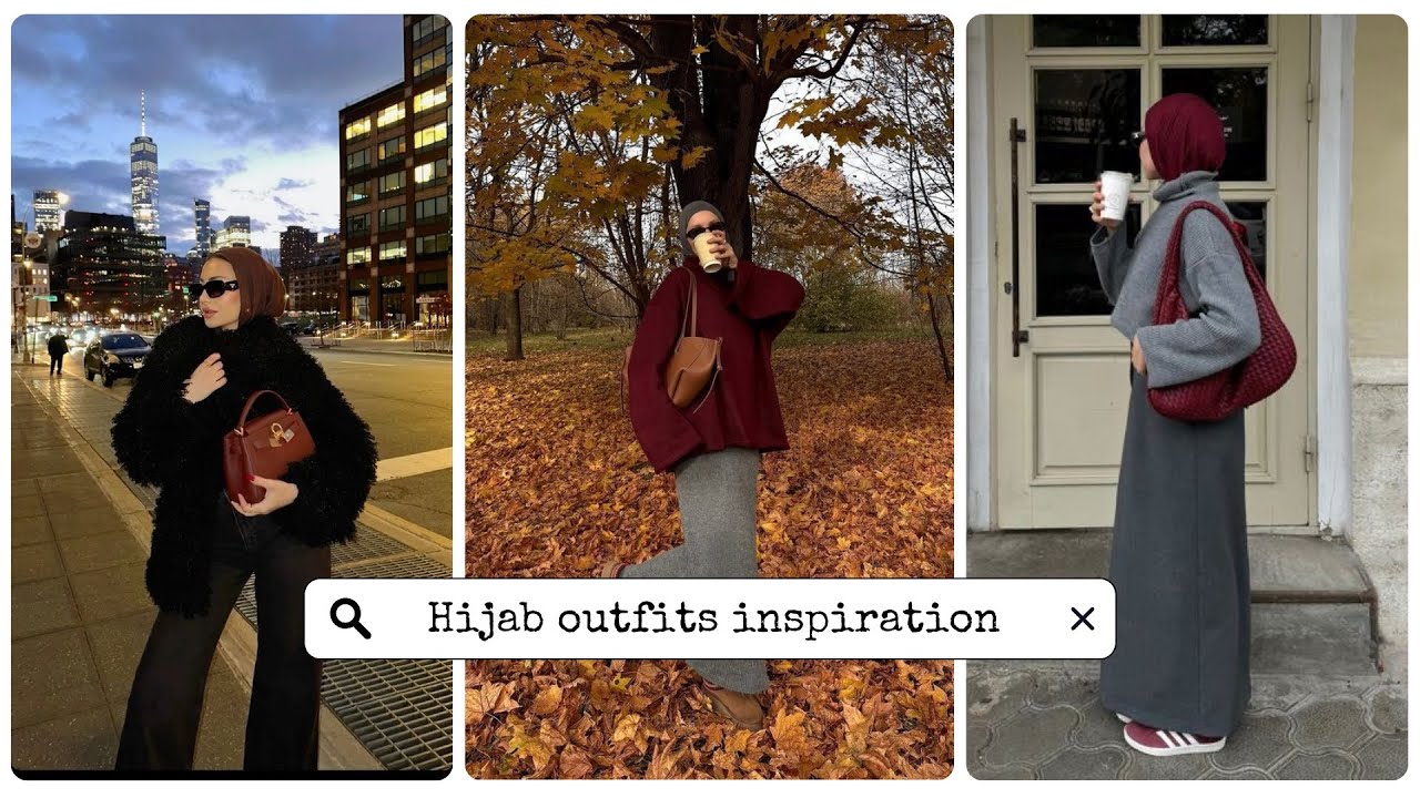✨ Winter Hijab Fashion Inspiration ❄️ | Stylish & Modest Fall Outfit Ideas 🍂
