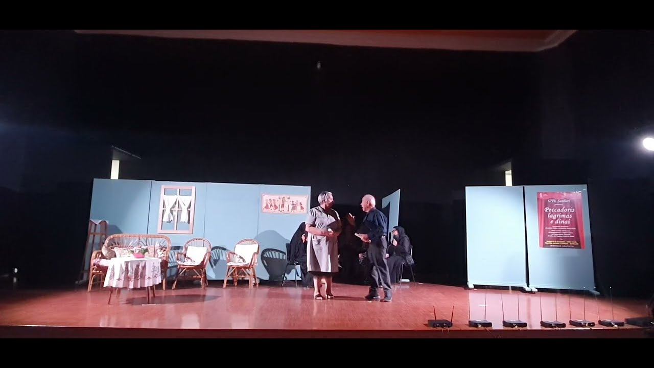 Pecadoris, lagrimas e dinai - Teatro sardo -