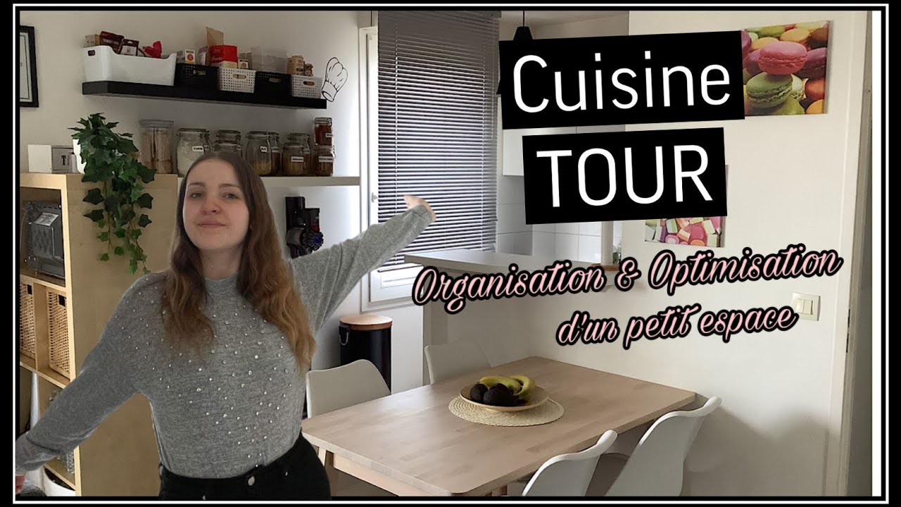 CUISINE TOUR | Déco 🎨, Organisation 🔎 & Optimisation d'un petit espace 🏡
