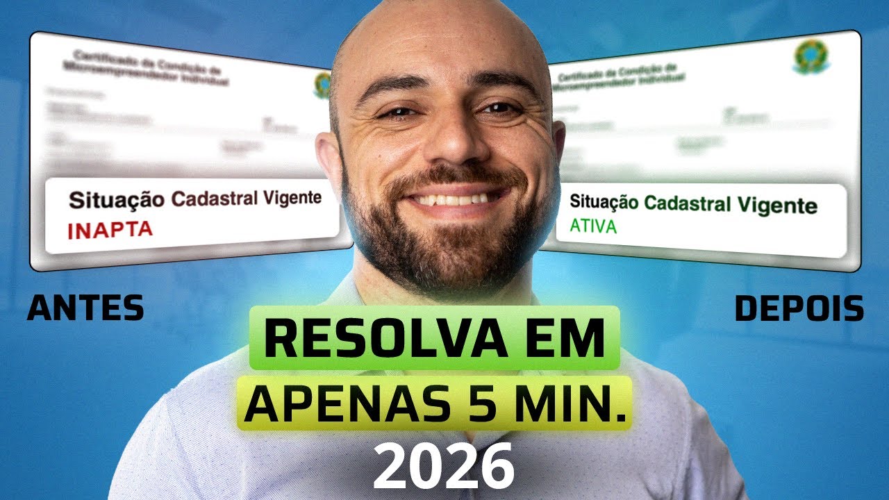 CNPJ MEI INAPTO como ATIVAR 2026✅Como Resolver MEI INAPTO👉Fácil e Rápido👈Como Regularizar MEI INAPTO